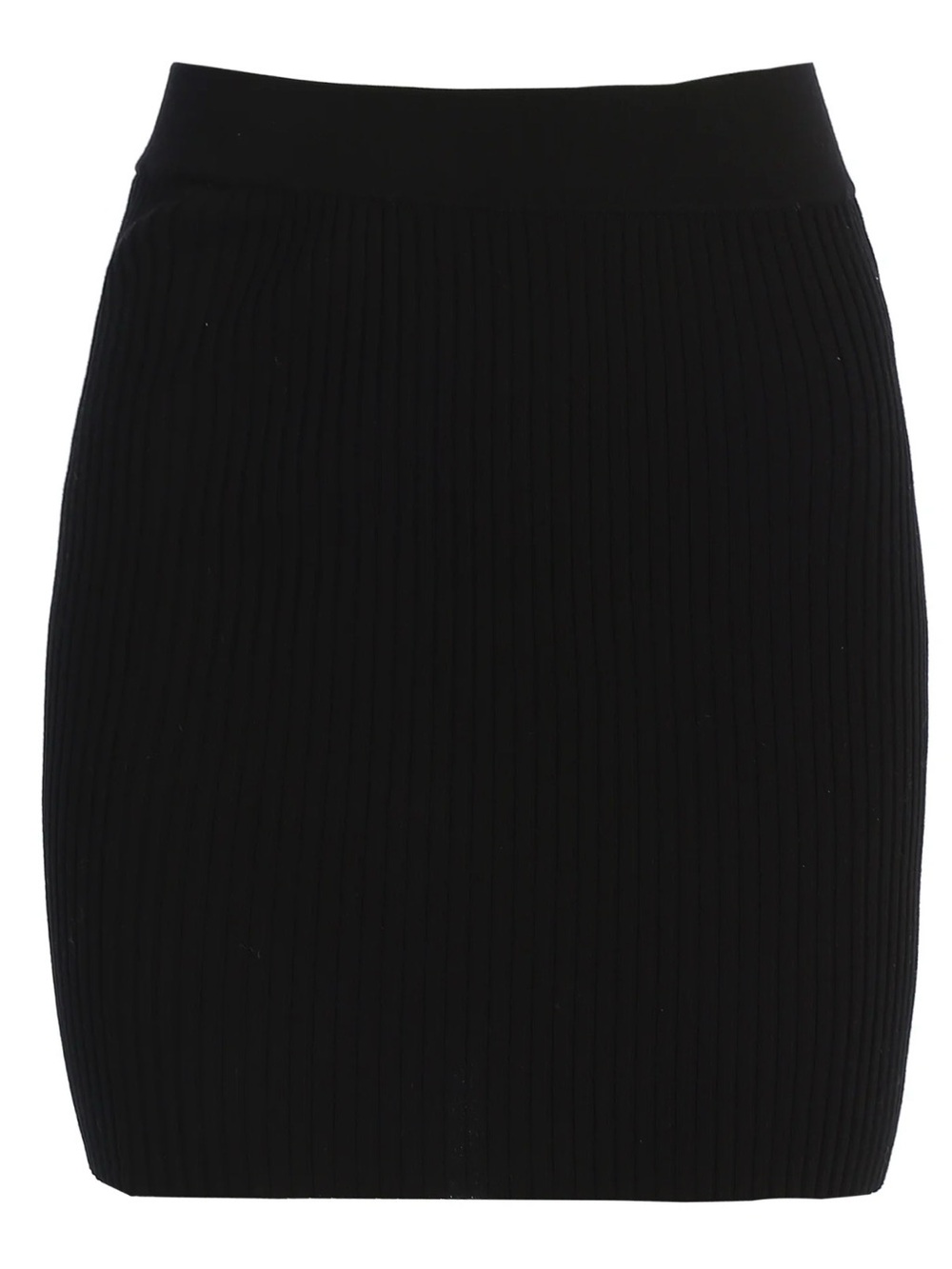 JLUXLABEL Jessy Ribbed Skirt Set Black - Picture 7 of 11